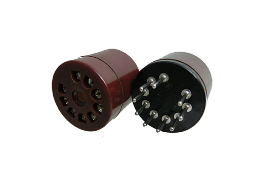 MT9ピン MT管用 プラグ ジャック - 真空管/真空管ソケット/真空管